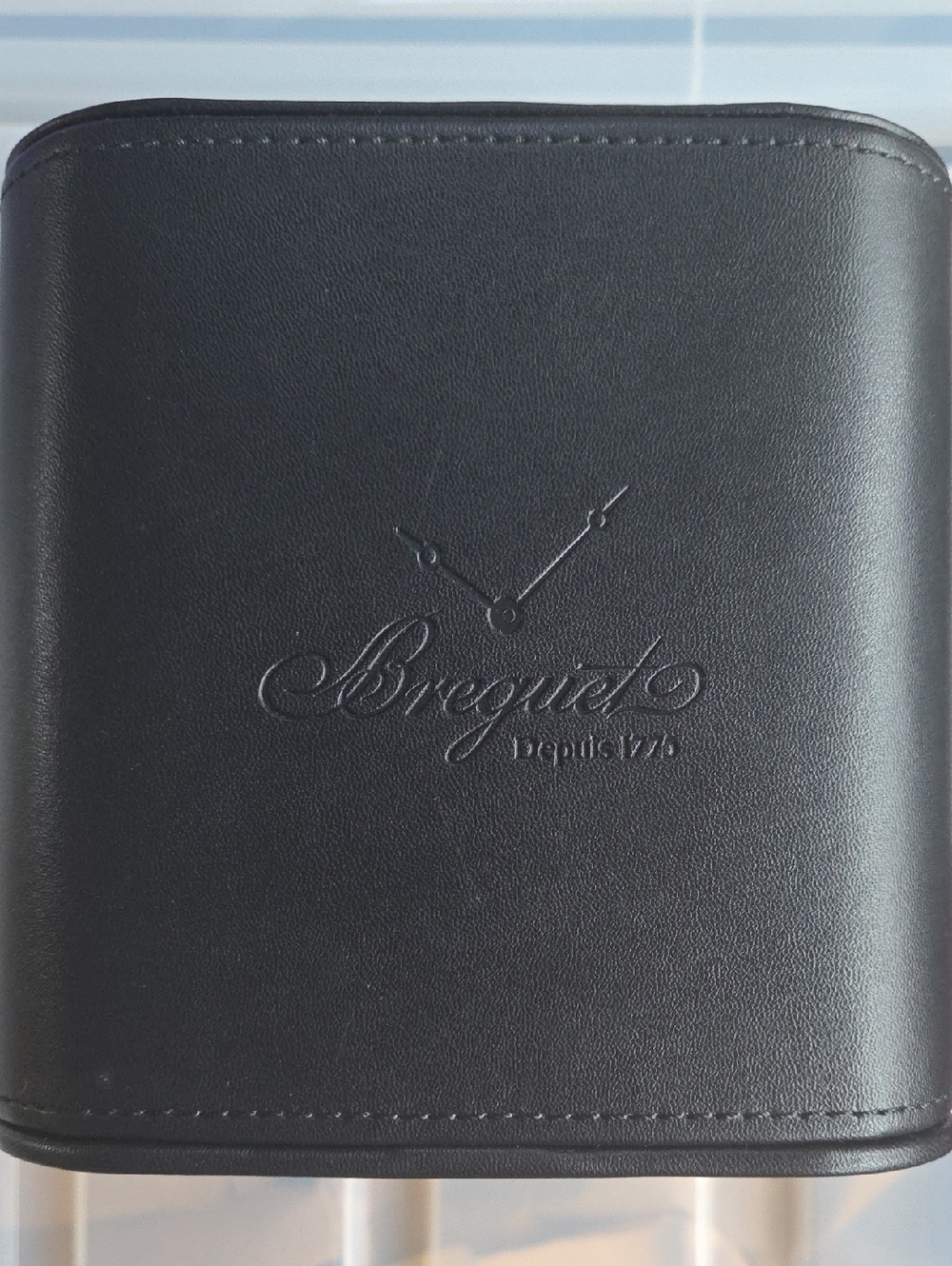 Genuine Breguet Watch Travel Pouch - Leather Service Case - Authentic